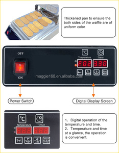 Nouvelle Machine à biscuits belges antiadhésive en acier inoxydable automatique électrique pour les petites entreprises - Product Image 4