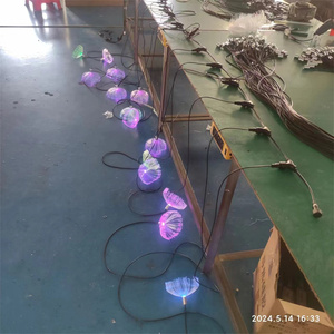 Lampe méduse suspendue au <span class=keywords><strong>plafond</strong></span> avec câble de raccordement pour installation facile, changement de couleur RVB, pour aménagement paysager nocturne de jardin - Product Image 6