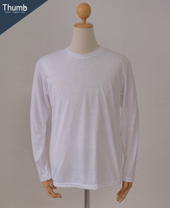 เสื้อยืดคุณภาพสูง เป็นมิตรกับสิ่งแวดล้อม แห้งเร็ว ผ้าฝ้าย 100% แขนยาว คลาสสิก เรียบง่าย ออกแบบเองได้ ไม่มีลาย สีพื้น สมาร์ทแคชชวล ผ้าเจอร์ซีย์ - Product Image 4