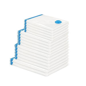 Sacs <span class=keywords><strong>de</strong></span> rangement sous vide en Nylon bleu PA/PE avec pompe à main pliable organisateurs peu encombrants pour vêtements literie chaussures outils nourriture - Product Image 2