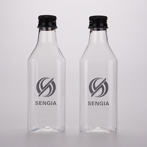 Botellas de alcohol PET personalizadas de 200ml, contenedores transparentes para whisky, ron, <span class=keywords><strong>Pisco</strong></span>, licores Premium con etiquetas - Product Image 1