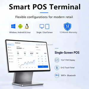 ระบบขายหน้าร้าน (POS) หน้าจอสัมผัสขนาด 15.6 นิ้ว บางเฉียบ ระบบปฏิบัติการ Android Windows 11 สำหรับร้านค้าปลีก - Product Image 2