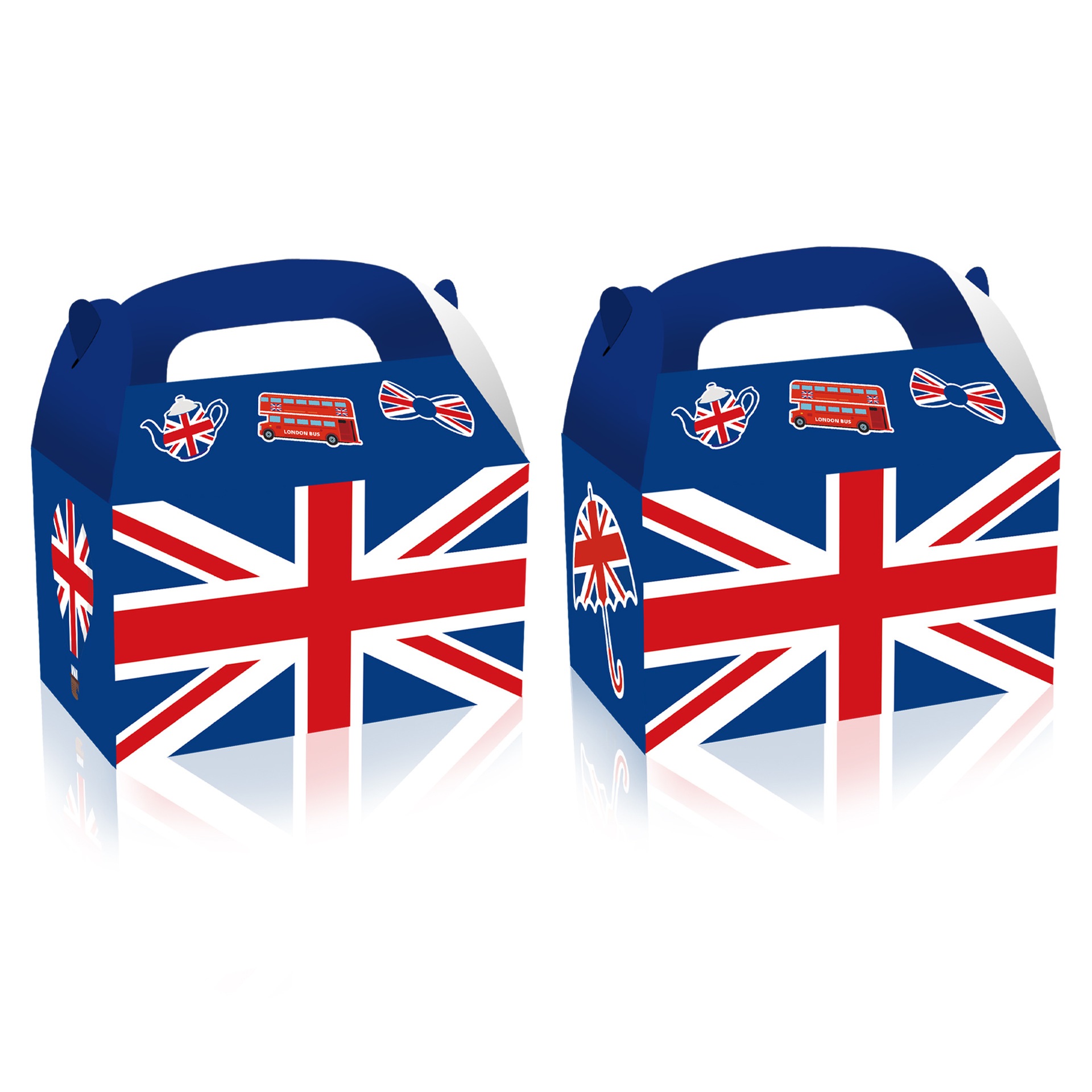 Smiffys - 16 Tovaglioli Di Carta Union Jack, 33x33cm, Per Feste A Tema Britannico E Incoronazione - 4
