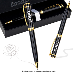 High Luxury Quality Business Hotel Metal Ballpoint <b>Pens</b> With Custom Logo Printed Writing 1.00 MM Width Novelty Promotional Gifts - Product Image 4