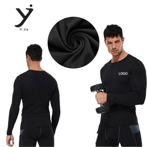 Solid Colour Men's PRO Fitness Running <b>Tight</b> <b>Fitting</b> T Shirt Stretch Moisture Wicking Quick Dry Long Sleeved <b>Top</b> - Product Image 1