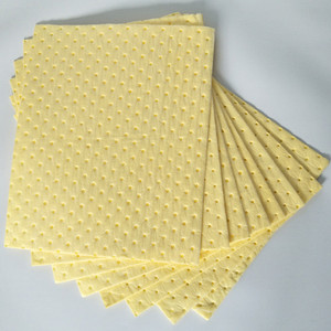 %<span class=keywords><strong>100</strong></span> Polipropilen Sarı Tehlikeli Madde Sızıntı Emici Pedler - Product Image 3