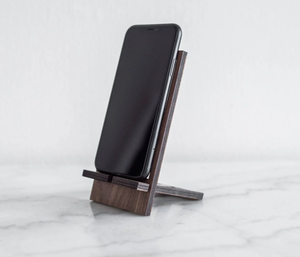 <span class=keywords><strong>Support</strong></span> de téléphone portable en <span class=keywords><strong>bois</strong></span> découpé au laser, pliable, universel, pour <span class=keywords><strong>bureau</strong></span> - Product Image 2