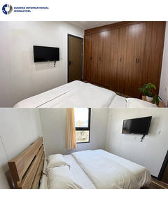 Piccole unità di stoccaggio che costruiscono case prefabbricate casa contenitore <span class=keywords><strong>garage</strong></span> pieghevole - Product Image 5