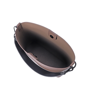 Sacs à main en cuir de vachette fabriqués sur mesure en usine, design tendance, sac seau, sac bandoulière en cuir véritable pour femmes - Product Image 4