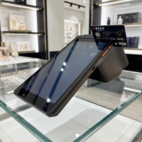 Terminal de point de vente portable Android 14, 8 pouces, 4G LTE, WiFi, avec imprimante 80 mm, lecteur de cartes NFC, pour la commande en restaurant