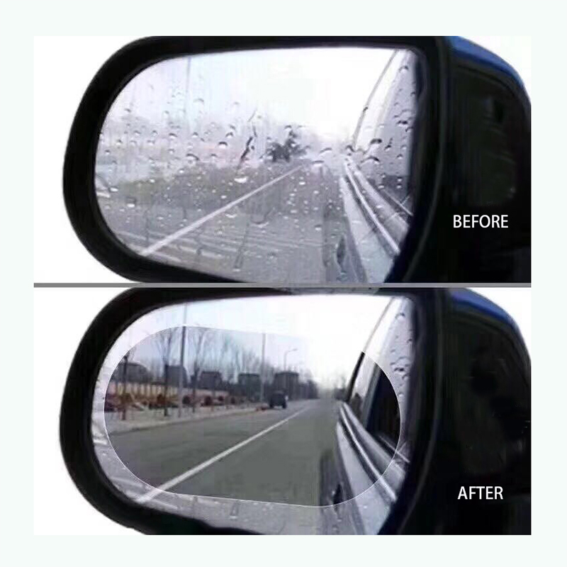 Factory Price Anti Fog Car Mirror Window Clear Film Car Rear view Mirror Protective Waterproof Mirror Window Film