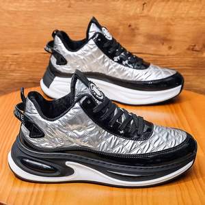 Zapatillas de lona impresas transpirables para hombre, ligeras y cómodas, estilo casual para uso diario y caminar. - Product Image 3