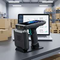 Escáner PDA Android Portátil para Cadena de Frío, 900 Etiquetas/Segundo, Lector RFID UHF de Baja Temperatura, Lector/Escritor de Tarjetas RFID de 13.56 MHz