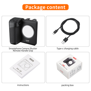 Điện thoại grip cầm tay Selfie Booster grip với Selfie Stick Tripod điền vào ánh sáng Bluetooth từ xa màn trập Grip cho điện thoại thông minh di động - Product Image 6