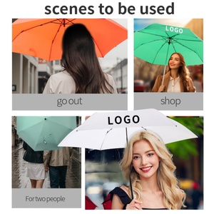 19 Inch Ultra Light Carbon Fiber Umbrella Hot Selling Product Custom Printed Compact 3 Fold Mini Umbrella for Women Portable - Product Image 4