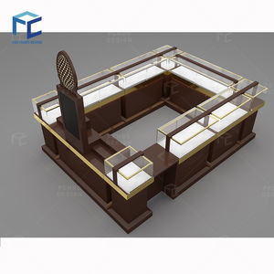 Vitrina de cristal de lujo personalizada para quiosco de perfume, tienda minorista, Bar, relojes, accesorios de joyería, venta de compras - Product Image 4