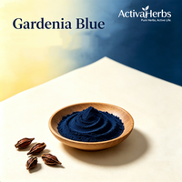 ActivaHerbs Natuurlijk Voedingsmiddelkwaliteit Wateroplosbaar Pigment Gardenia Extract E100 Gardenia Blauw