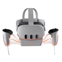 Support de charge pour casque VR filaire en plastique TY-3835 avec lumière LED pour 3 unités