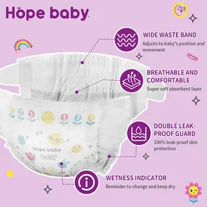 Wholesale Disposable Hypoallergenic Infant Preemie Plain White Baby Diaper For Sensitive Skin