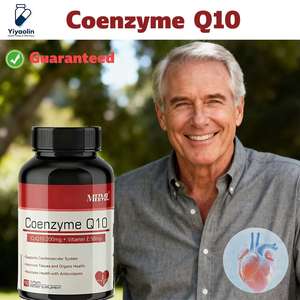 Complément alimentaire de santé pour adultes, gélules molles antioxydantes de qualité supérieure, coenzyme Q10 200 mg, vitamine E 50 mg, 90 unités - Product Image 2