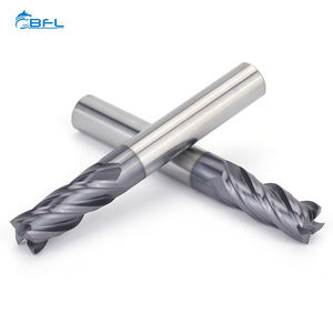 Para BFL CNC, molino de extremo cuadrado de 4 flautas, herramientas de corte de Metal de carburo sólido, revestimiento Altin, herramienta de congelación ODM OEM, cortador de Metal - Product Image 5