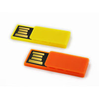 Klip Kertas Mini Hadiah Kustom USB Flash Drive, Flash Disk USB 8GB 16GB 32GB