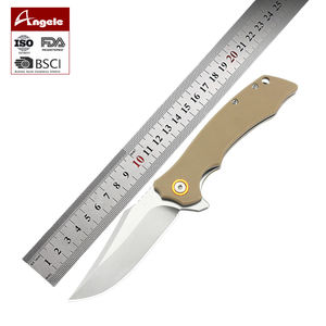Outdoor Folding <strong>Knife</strong> D2 Steel Stonewashing <strong>Blade</strong> G10 Handle Folding <strong>Knife</strong> Survival Equipment OEM <strong>Manufacturers</strong> - Product Image 6