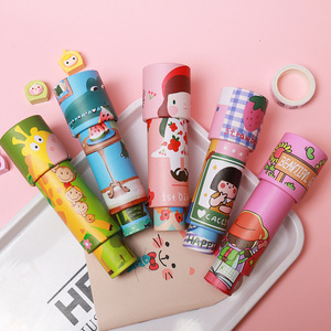 ของเล่นการศึกษาการ์ตูนคาไลโดสโคปสามส่วนสำหรับเด็กอายุ 4-6 ปี ของเล่นวิทยาศาสตร์แบบใช้มือ ไม่ใช้แบตเตอรี่ - Product Image 1