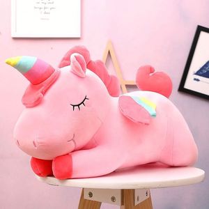 Peluche Unicorno Arcobaleno CP, Cuscino Kawaii da 120cm, Quattro Colori Tra Cui Scegliere, Giocattolo in Peluche Unicorno - Product Image 1