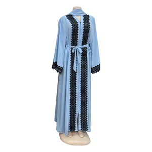 Nouvelle Robe Ample en Mousseline Imprimée Florale Africaine pour <span class=keywords><strong>Femme</strong></span>, Confortable, Antistatique, avec Ceinture, Idéale pour les Fêtes, Collection Été-Automne - Product Image 3