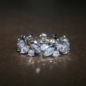 Anello creativo a forma di foglia, gioielli da donna per tutti i giorni e per le vacanze, idee regalo - Product Image 6
