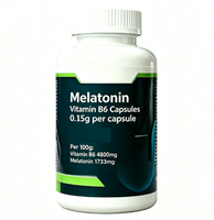 Capsules de mélatonine 1733 mg et de vitamine B6 en marque privée OEM pour adultes, soutien à la santé du sommeil