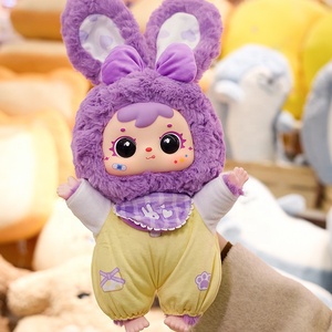 Samuel 400% V2 felice Picnic del piccolo orso e della piccola serie di conigli scatola cieca decorazione giocattolo alla moda decorazione graziosa bambola di peluche regalo - Product Image 6