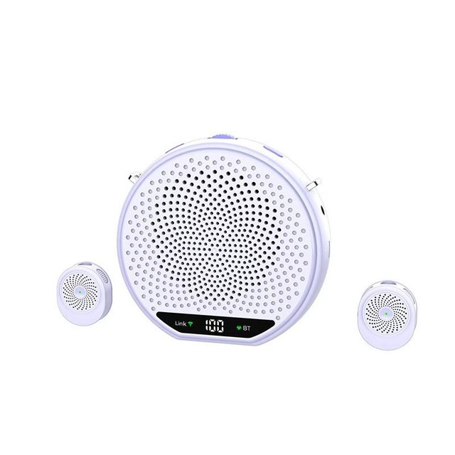 M28 Portable Wireless Microphone Speaker Multi-Functional Voice Amplifier with Clear Sound & Howling Cancellation for Speech