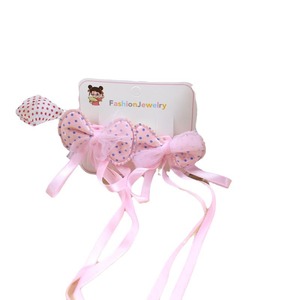 Pinzas para el cabello con lazo doble para niñas, de tela, para uso diario, mezcla de colores aleatorios. - Product Image 5