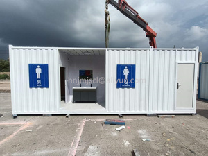 مراحيض متنقلة متنقلة جاهزة الصنع 20 قدمًا ، مراحيض متنقلة للاستخدام العام ، حاوية - Product Image 6