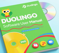 Compte Premium Duolingo Pro 1 an, compatible avec Mac/Linux, graphismes multimédias en ligne, activation mondiale