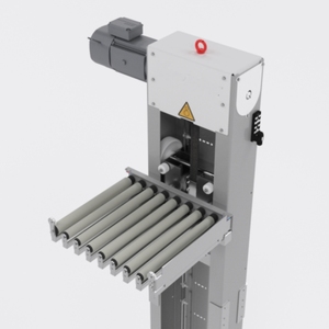 Transportador de elevación de una sola columna personalizado Elevador alternativo continuo de elevación vertical Línea de producción de circulación automatizada - Product Image 2