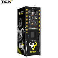 Máquina Expendedora Comercial de Batidos de Proteínas de Autoservicio TCN, Acero Inoxidable, Pantalla Táctil de 32 Pulgadas, Pago con Efectivo, Monedas y Tarjeta