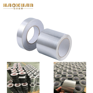 Adhesivo plata reforzado conducto aislamiento adhesivo cinta de papel de aluminio con la liberación del trazador de líneas - Product Image 1