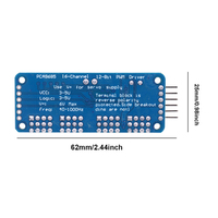 PCA9685 Module de servomoteur PWM 16 canaux 12 bits I2C IIC pour MG90S SG90 MG995