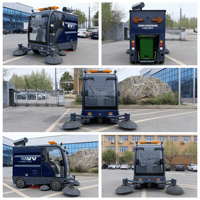 Balayeuse routière X7 neuve, résistante à la rouille, pour usage extérieur, haute efficacité, largeur de balayage 2500 mm