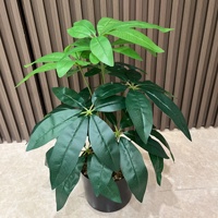 Meilleures ventes : Arbre à monnaie artificiel réaliste et pratique en pot, ornement décoratif paysager pour la maison, le balcon et la véranda
