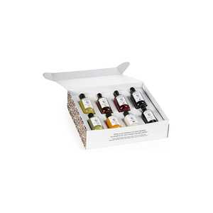 Set di 8 bicchierini da shot Pacani da 10 cl, kit moderno per la produzione di birra casalinga, articoli in vetro - Product Image 1