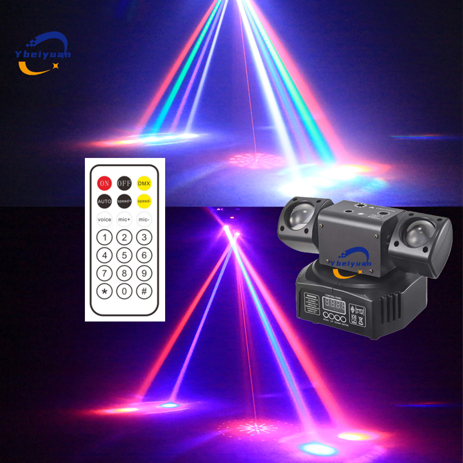 36W LED Rotating Laser Beam Strobe 3 in 1 Disco Light DMX Remote Control DJ Bar Club Party Wedding Christmas Effect Stage Light