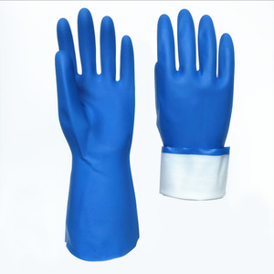 Gants en nitrile résistants à l'abrasion résistants aux produits chimiques gants <span class=keywords><strong>de</strong></span> nettoyage des toilettes domestiques - Product Image 4