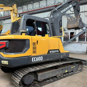 Excavadoras Volvo EC60D de segunda mano, miniexcavadoras Volvo EC60 6t, excavadoras originales de Corea de tamaño pequeño en venta. - Product Image 1