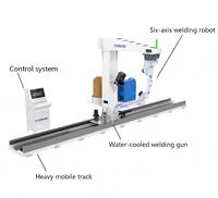 Robot de pórtico personalizable, soldadora robótica de soldadura industrial automática para estructura de acero