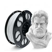 Filament d'impression 3D PLA Marbre en gros, 1,75 mm, faible rétrécissement, haute résistance, pour modèles créatifs