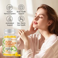 Gummies Antioxydants à l'Acide Alpha-Lipoïque et à la Biotine 1000mg 1000mcg Sans Sucre Végétaliens Complément Alimentaire pour Adultes Haute Absorption